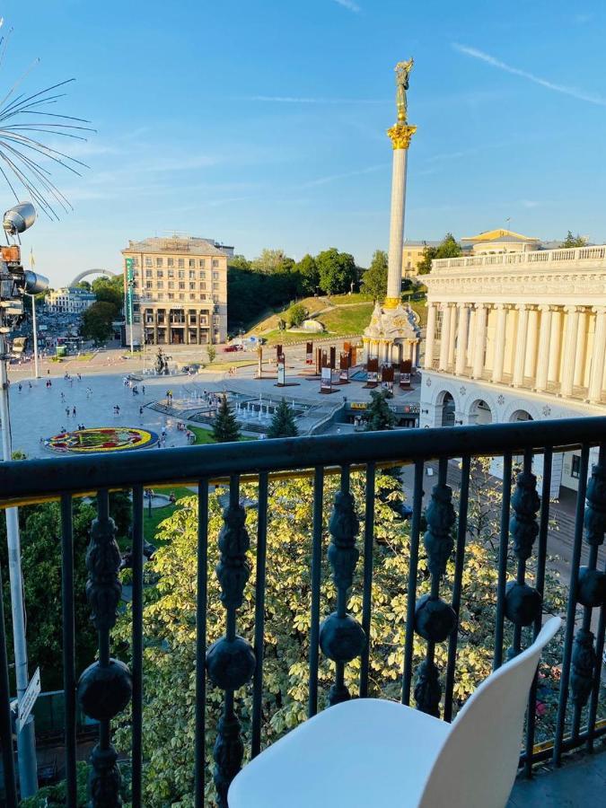 Apartamento Amazing View Of Independence Square Kiev Exterior foto