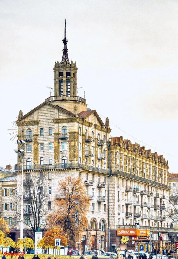 Apartamento Amazing View Of Independence Square Kiev Exterior foto